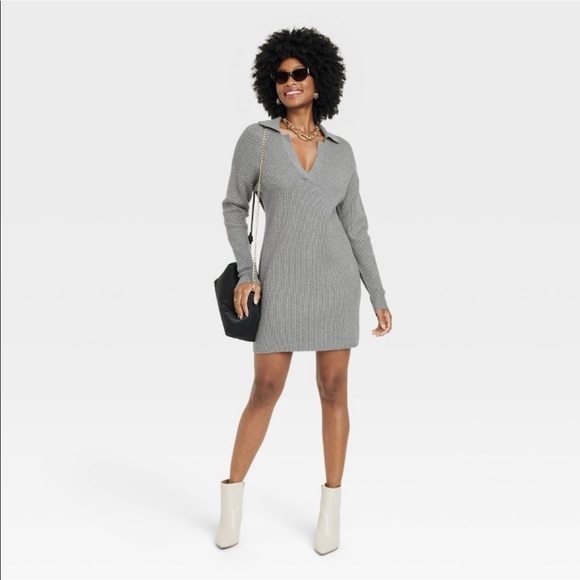 Collared Sweater Dress: A New Day Long Sleeve Polo
Sweater Dress nwt - Picture 1 of 10